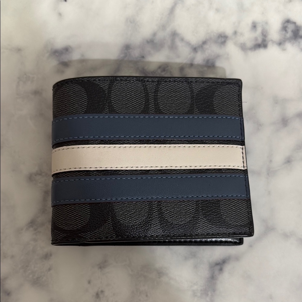 Coach Black and Blue Wallet